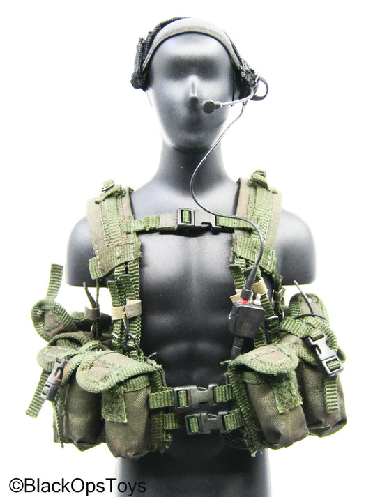 OD Green Chest Rig w/Headset & Gear Set (Ace Toys)