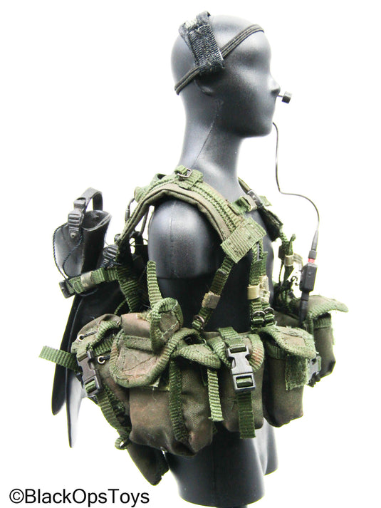 OD Green Chest Rig w/Headset & Gear Set (Ace Toys)