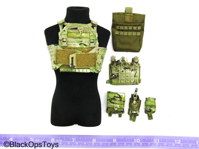Load image into Gallery viewer, Russian SSO - Multicam Plate Carrier Vest w/Pouch Set
