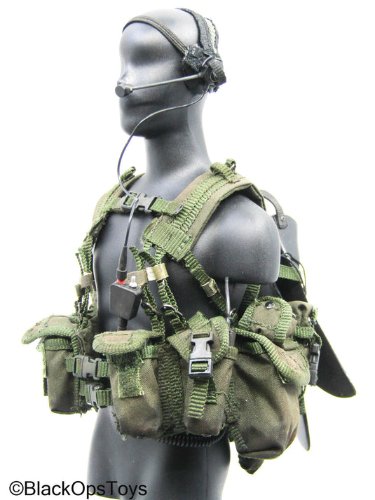 OD Green Chest Rig w/Headset & Gear Set (Ace Toys)