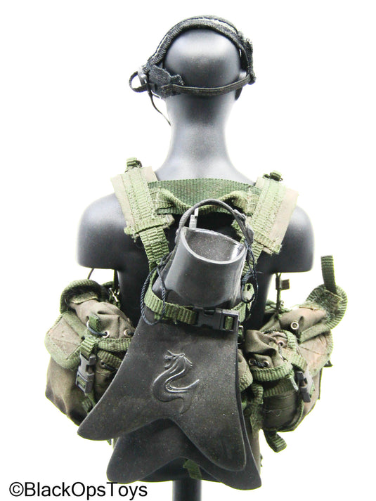 OD Green Chest Rig w/Headset & Gear Set (Ace Toys)