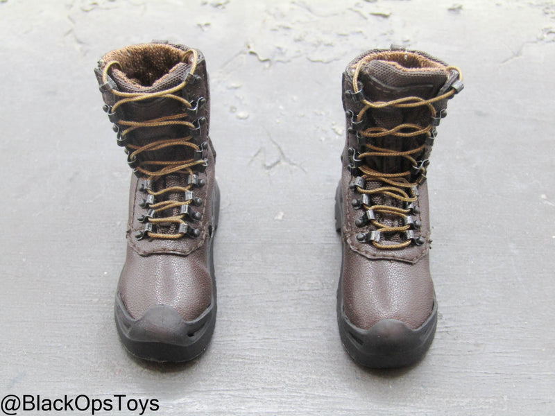 Load image into Gallery viewer, Ukraine Anti Tank Gunner - Brown Combat Boots (Foot Type)
