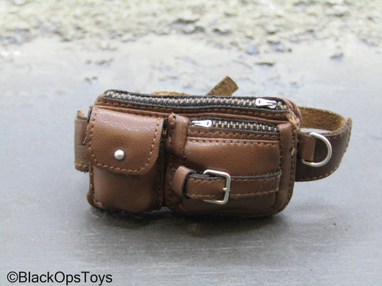 Resident Evil 2 - Claire Redfield - Brown Leather Like Fanny Pack