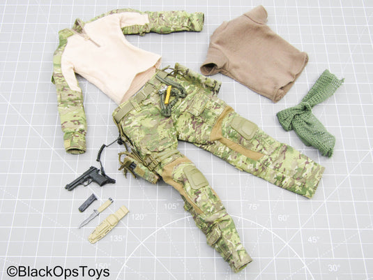Multicam Uniform w/Black Pistol & Accessories (Soldier Story)
