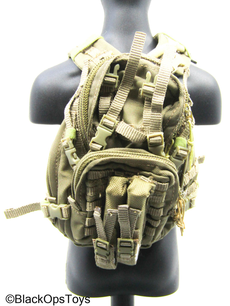 Load image into Gallery viewer, Tan MOLLE Tactical Backpack (Soldier Story)
