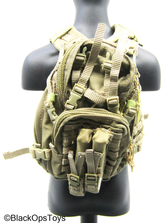 Tan MOLLE Tactical Backpack (Soldier Story)