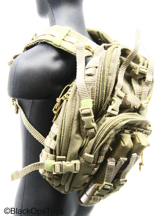 Tan MOLLE Tactical Backpack (Soldier Story)