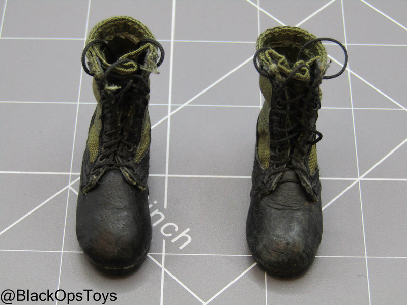 Load image into Gallery viewer, Vietnam Era Jungle Boots (Foot Type) (Toy Soldier)
