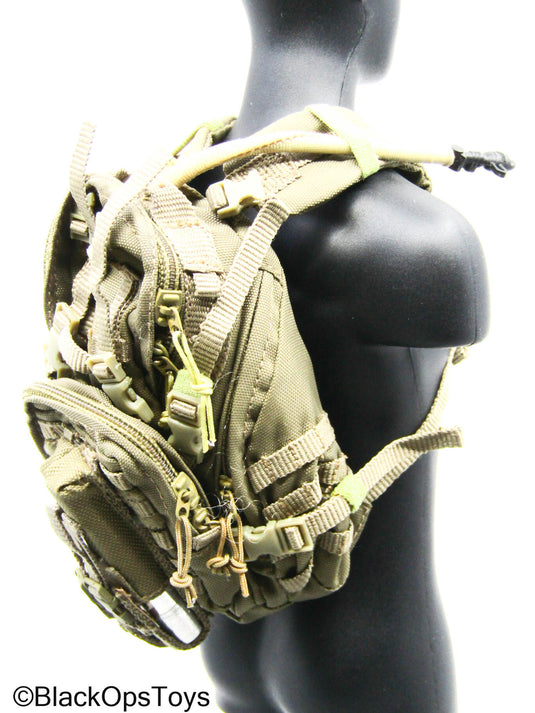 Tan MOLLE Tactical Backpack (Soldier Story)