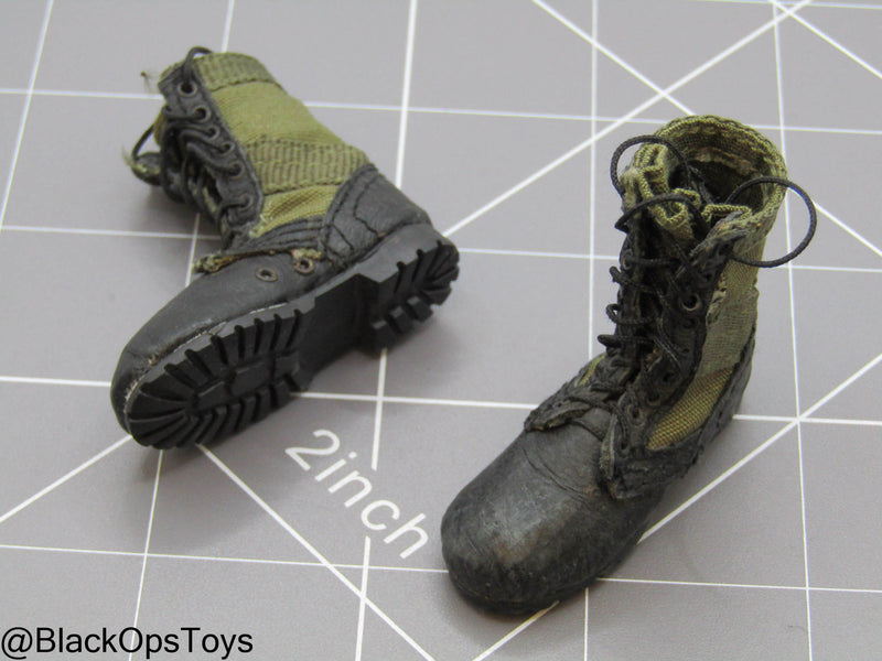 Load image into Gallery viewer, Vietnam Era Jungle Boots (Foot Type) (Toy Soldier)
