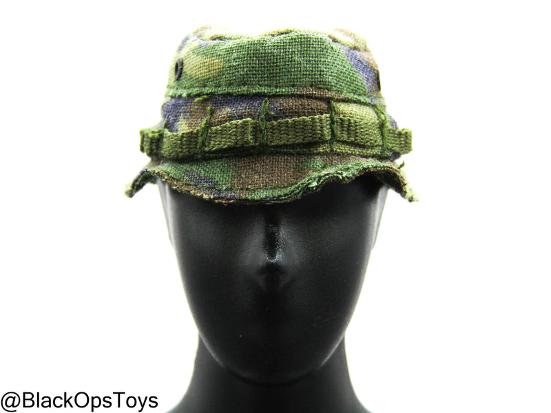 Load image into Gallery viewer, Vietnam Era Woodland Camo Boonie Hat
