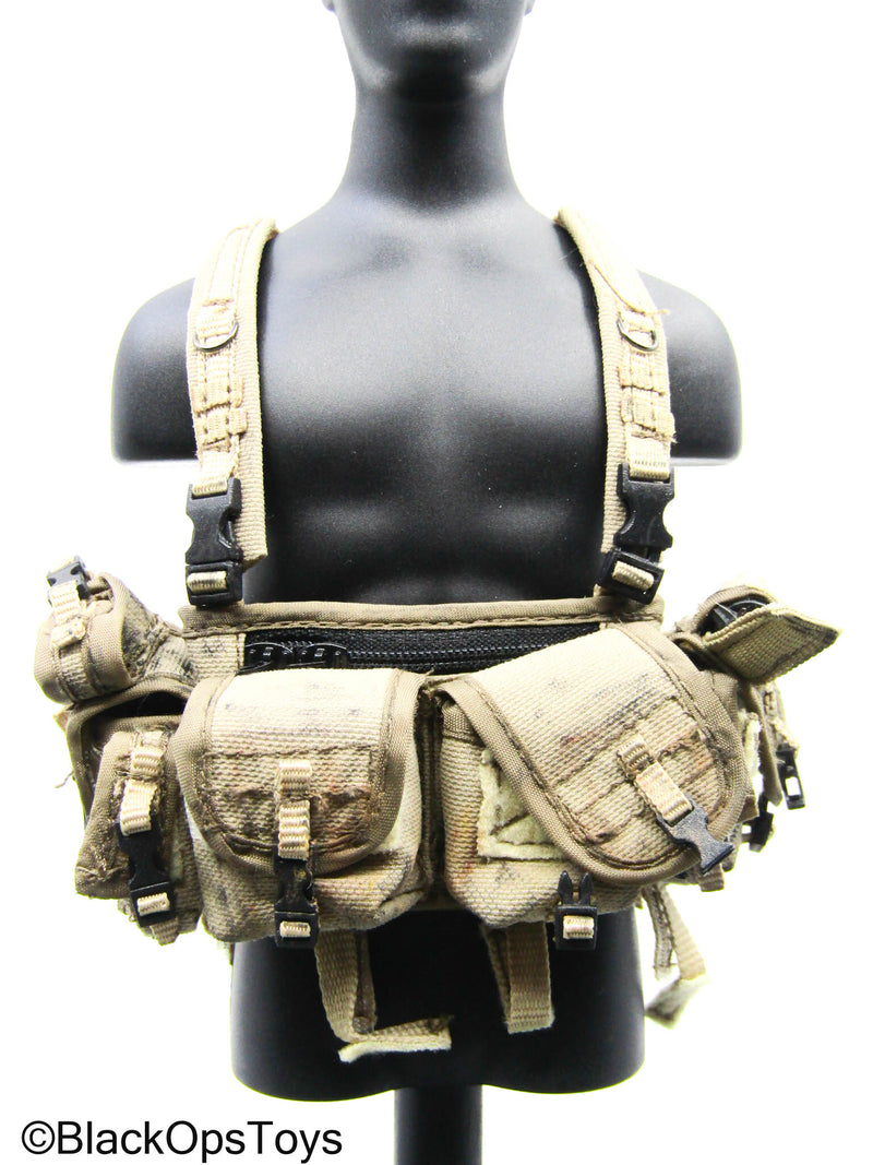 Load image into Gallery viewer, Tan Gunner Chest Rig
