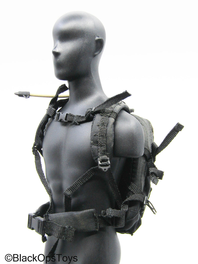 Load image into Gallery viewer, Black Tactical Backpack (Hot Toys)

