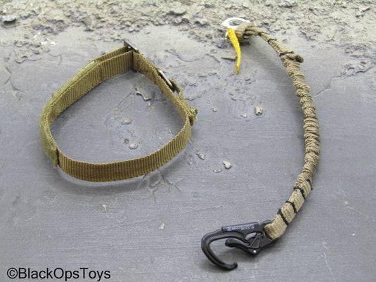 Delta Force SFOD - Tan Belt w/Retention Lanyard