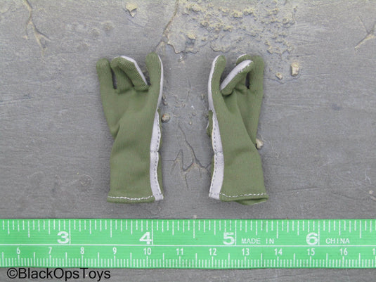 Delta Force SFOD - Green Nomex Flight Gloves
