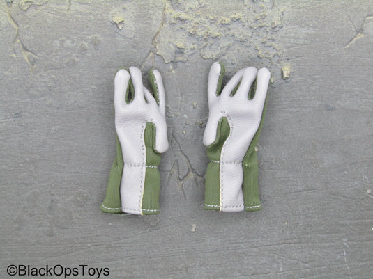 Delta Force SFOD - Green Nomex Flight Gloves