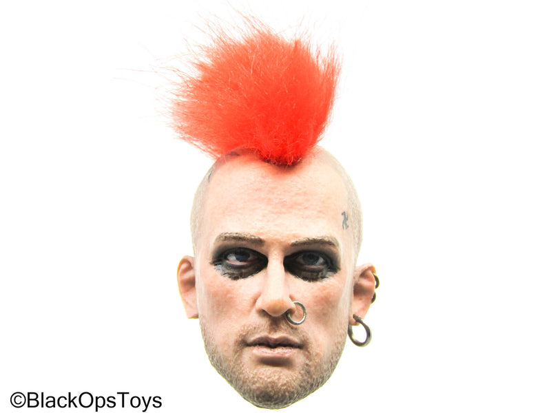 Load image into Gallery viewer, Male Headsculpt w/Orange Mohawk
