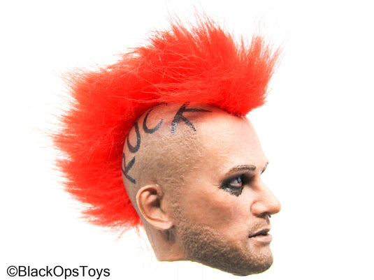 Male Headsculpt w/Orange Mohawk