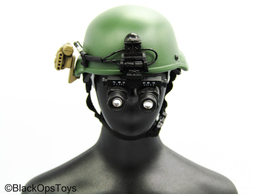 Delta Force SFOD - Green Helmet w/NVG Set