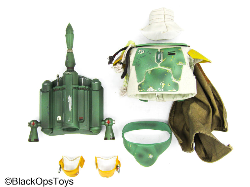 Load image into Gallery viewer, STAR WARS - Boba Fett - Green Armor Set w/Z-6 Jetpack
