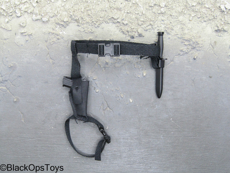 Load image into Gallery viewer, Hong Kong Police - SDU - Belt w/Drop Leg Holster, Pistol &amp; Knife
