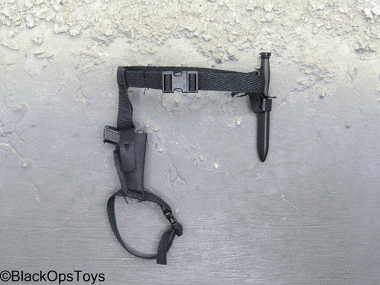 Hong Kong Police - SDU - Belt w/Drop Leg Holster, Pistol & Knife