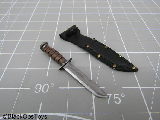Vietnam Era KBAR Knife w/Sheath (Toy Soldier)