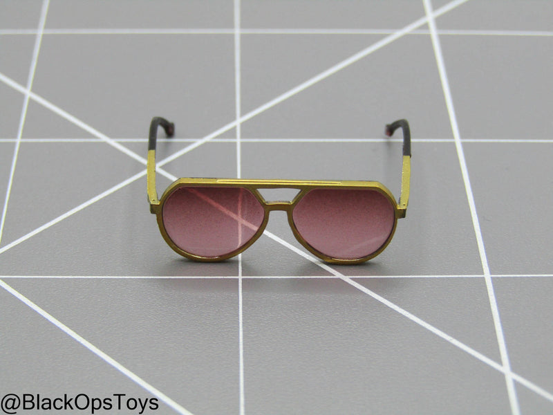 Load image into Gallery viewer, JW Chapter 4 - Caine - Gold Colored Sunglasses
