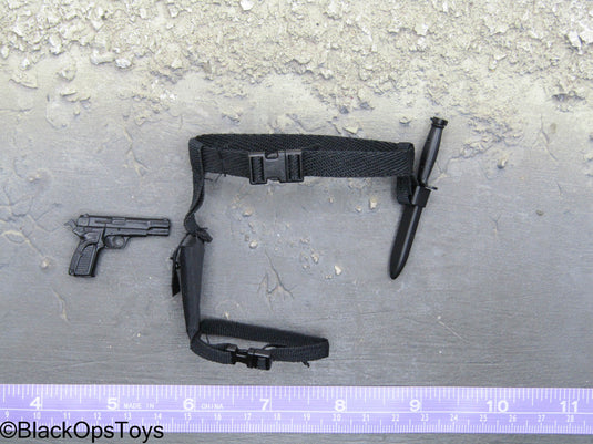 Hong Kong Police - SDU - Belt w/Drop Leg Holster, Pistol & Knife