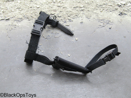 Hong Kong Police - SDU - Belt w/Drop Leg Holster, Pistol & Knife