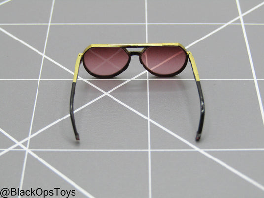 JW Chapter 4 - Caine - Gold Colored Sunglasses