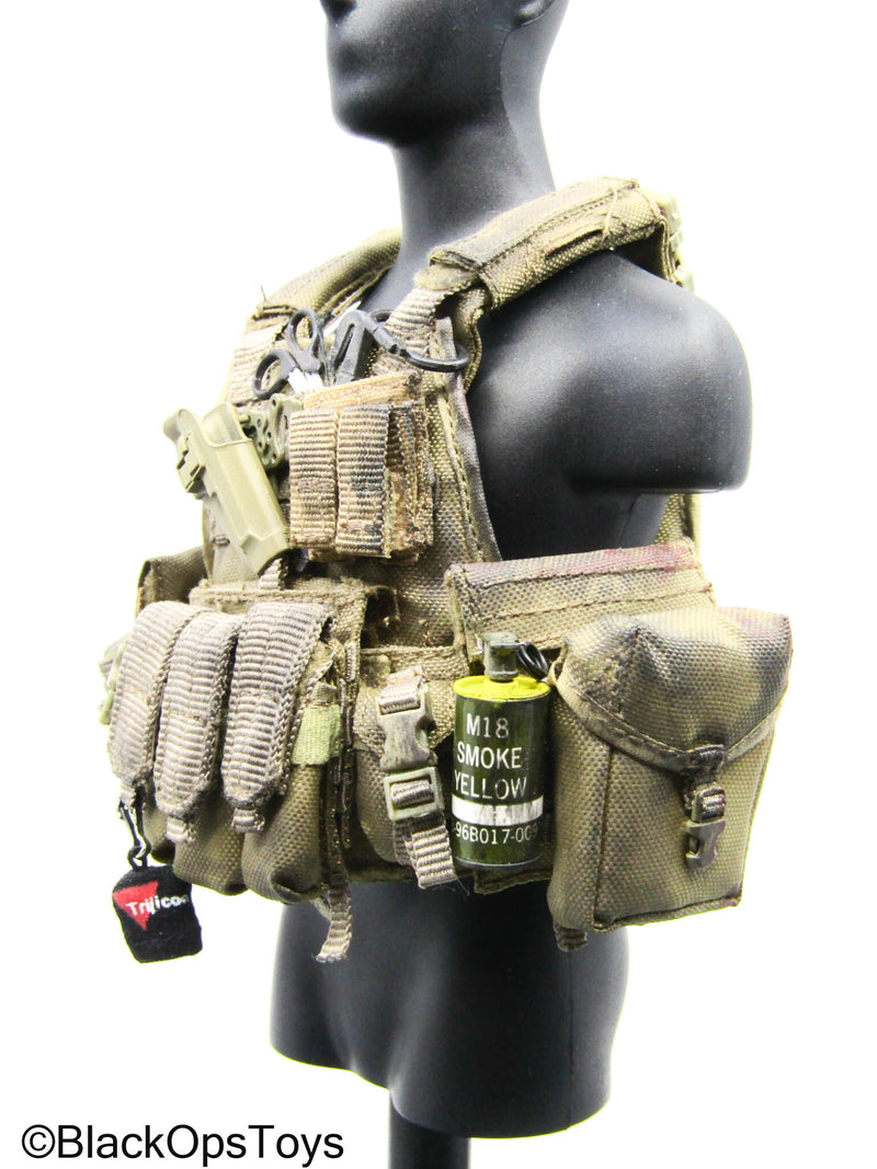 Load image into Gallery viewer, Tan Marine MOLLE Plate Carrier Vest w/Accessories (Soldier Story)
