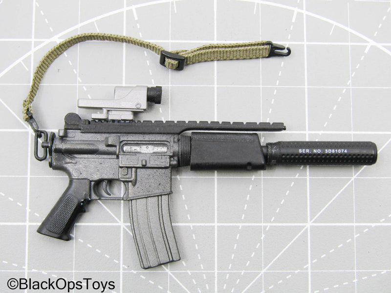 Load image into Gallery viewer, Grey Custom AR Pistol w/Attachments
