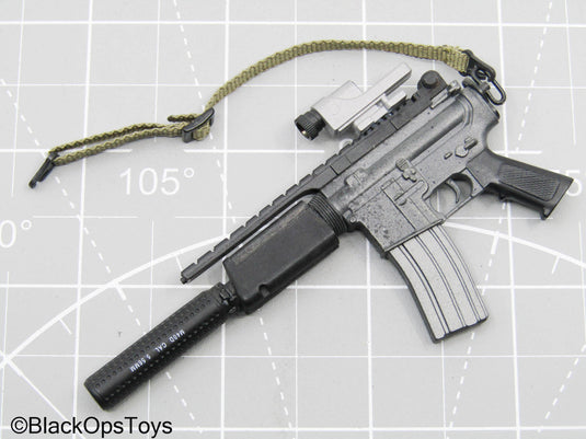 Grey Custom AR Pistol w/Attachments