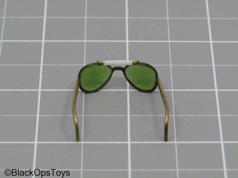 Load image into Gallery viewer, Gold Colored Aviator Glasses
