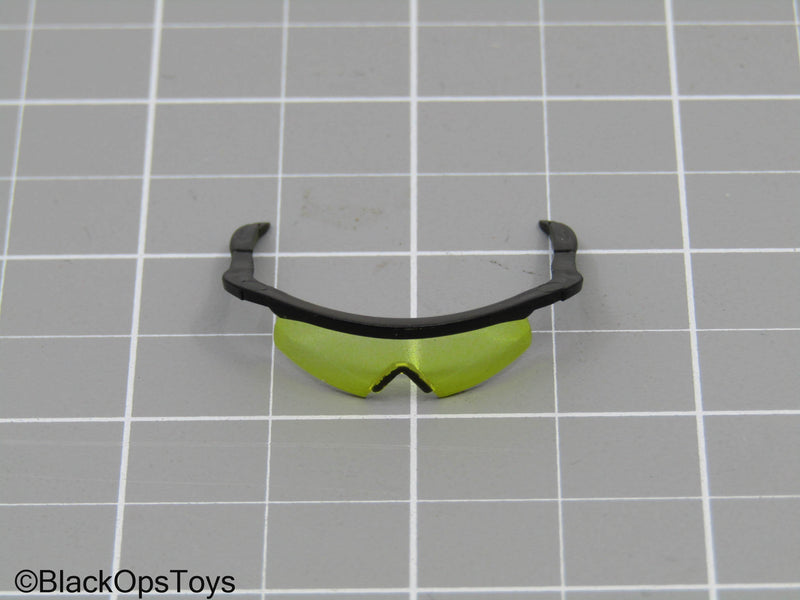 Load image into Gallery viewer, Black Glasses w/Yellow Lenses

