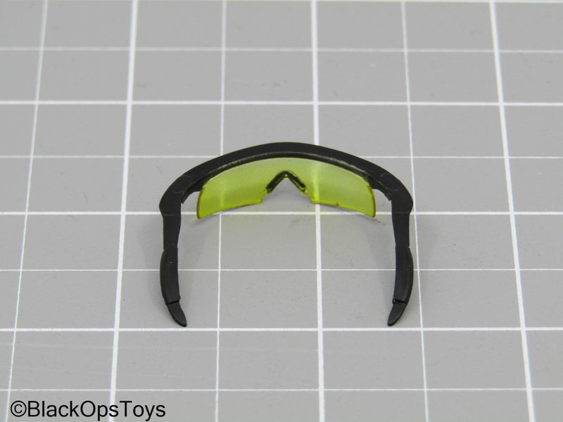Load image into Gallery viewer, Black Glasses w/Yellow Lenses
