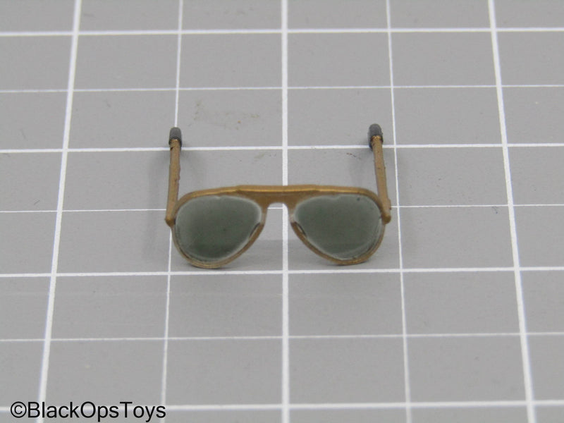 Load image into Gallery viewer, Gold Colored Aviator Glasses
