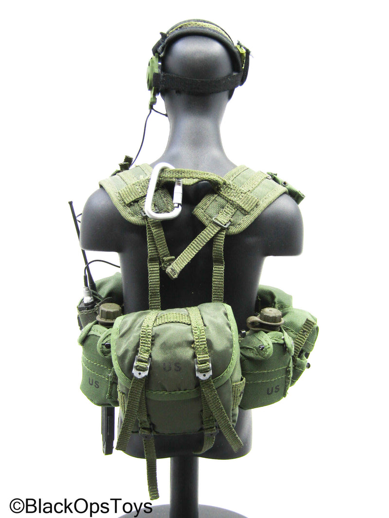 Load image into Gallery viewer, OD Green Navy Seal Chest Rig w/Radio Headset &amp; Accessories
