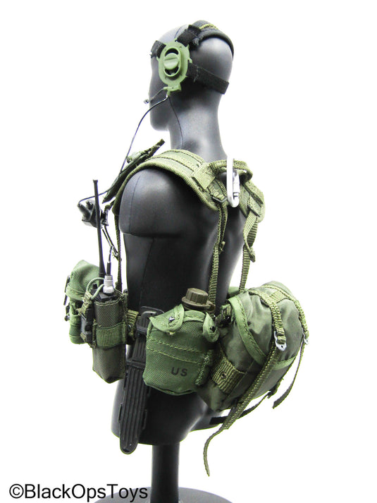 OD Green Navy Seal Chest Rig w/Radio Headset & Accessories