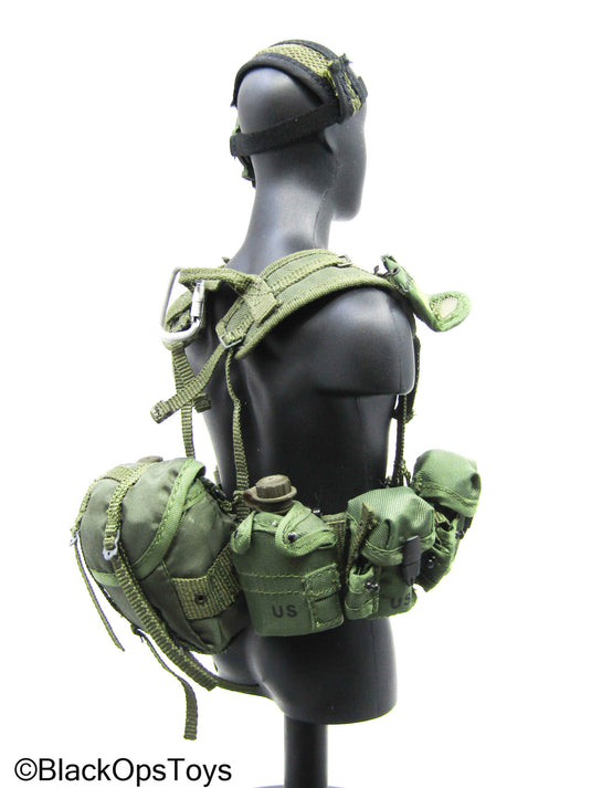 OD Green Navy Seal Chest Rig w/Radio Headset & Accessories