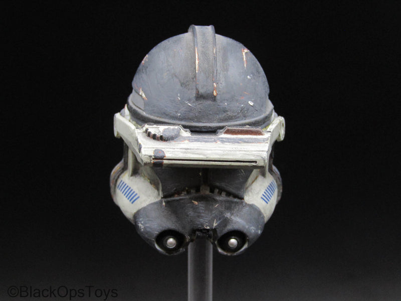 Load image into Gallery viewer, Star Wars - Custom Grey Clone Trooper Helmet w/Glued Visor
