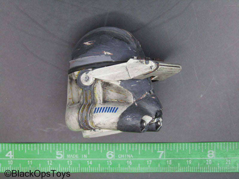 Load image into Gallery viewer, Star Wars - Custom Grey Clone Trooper Helmet w/Glued Visor
