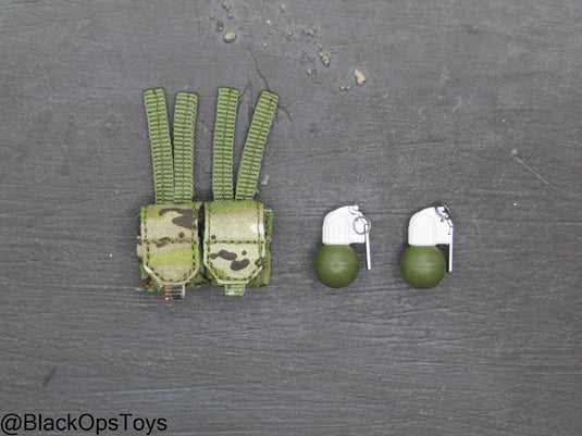 SOBR - Version S - Multicam MOLLE Dual Cell Grenade Pouch Set