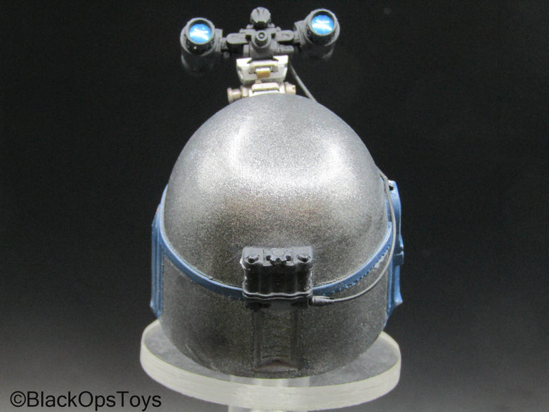 Load image into Gallery viewer, Star Wars - Custom Painted Mandalorian Helmet w/NVG
