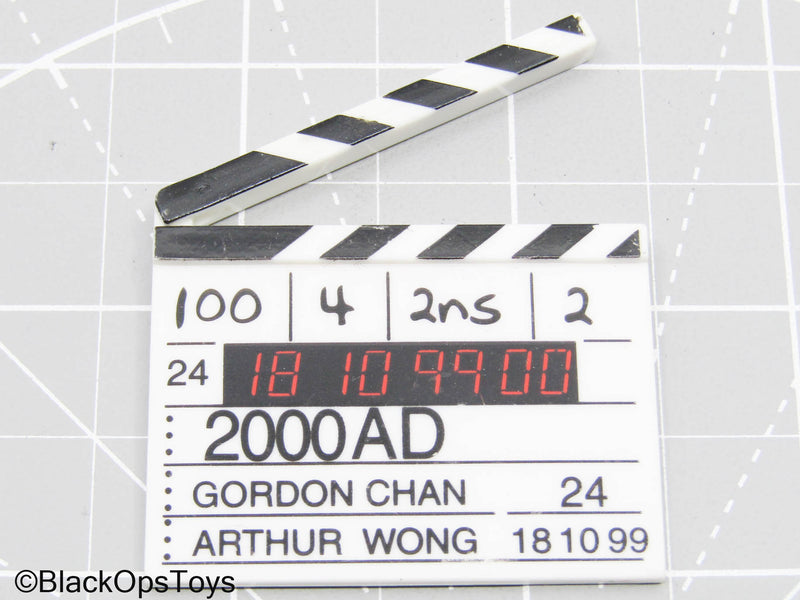 Load image into Gallery viewer, Black &amp; White Film Clapper Board
