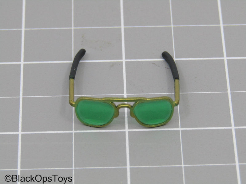 Load image into Gallery viewer, Gold Colored Aviator Glasses
