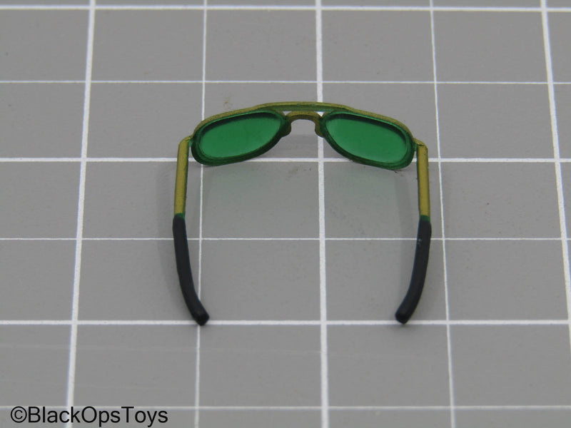 Load image into Gallery viewer, Gold Colored Aviator Glasses
