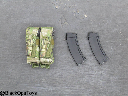 SOBR - Version S - Multicam MOLLE Dual Cell Mag Pouch w/Mags (x2)