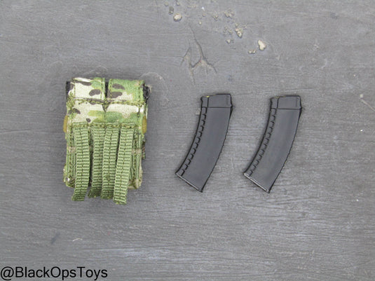 SOBR - Version S - Multicam MOLLE Dual Cell Mag Pouch w/Mags (x2)